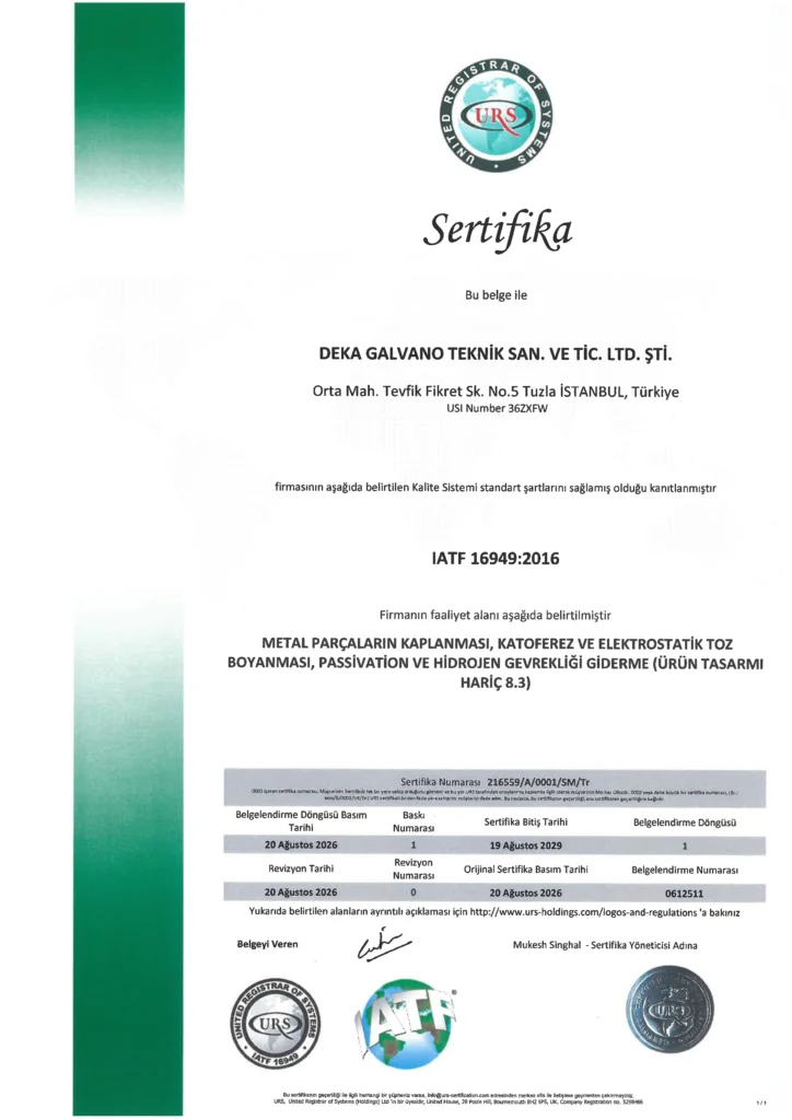 iatf 16949 tur